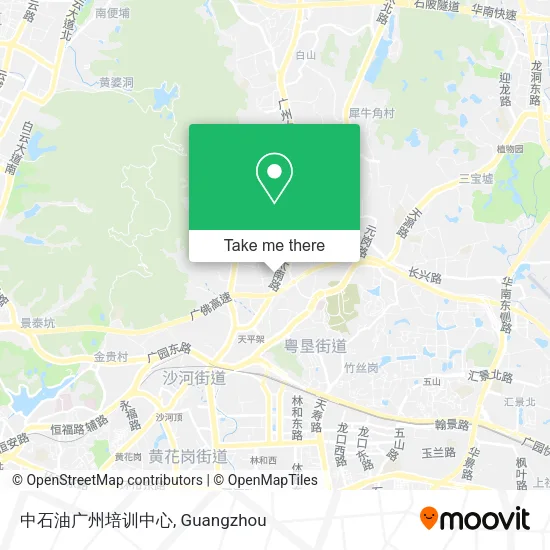 中石油广州培训中心 map