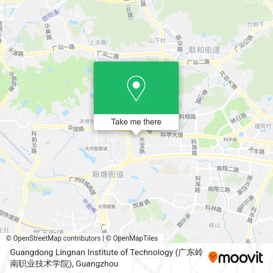 Guangdong Lingnan Institute of Technology (广东岭南职业技术学院) map