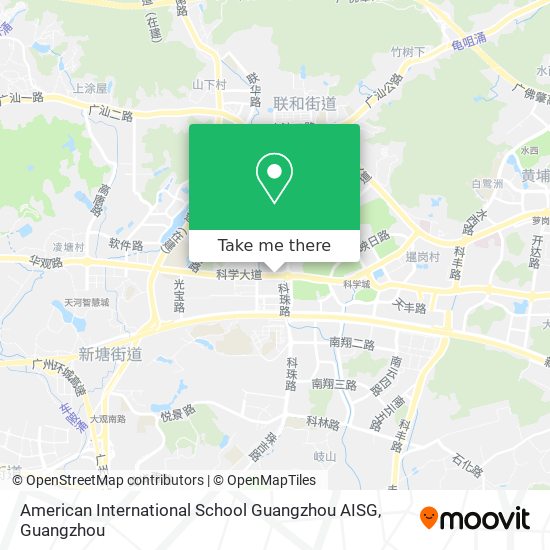 American International School Guangzhou AISG map