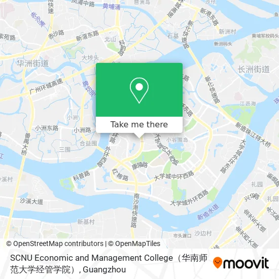 SCNU Economic and Management College（华南师范大学经管学院） map