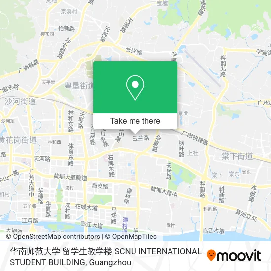 华南师范大学 留学生教学楼 SCNU INTERNATIONAL STUDENT BUILDING map