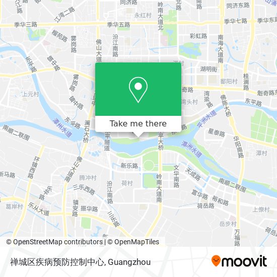 禅城区疾病预防控制中心 map