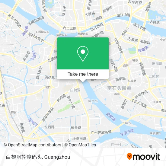 白鹤洞轮渡码头 map