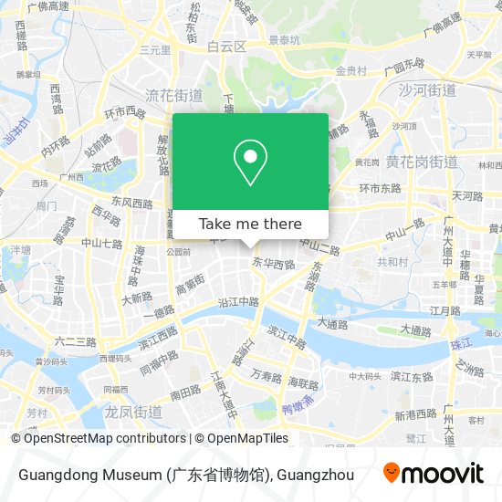 Guangdong Museum (广东省博物馆) map