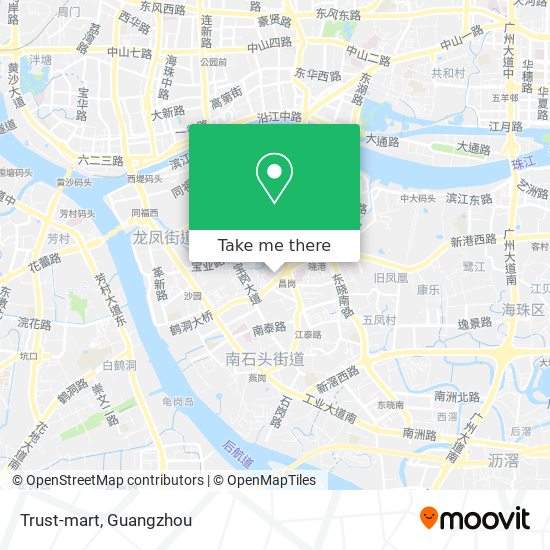 Trust-mart map