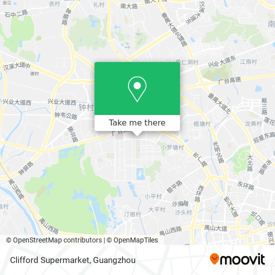 Clifford Supermarket map