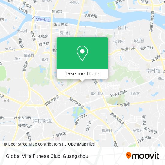 Global Villa Fitness Club map
