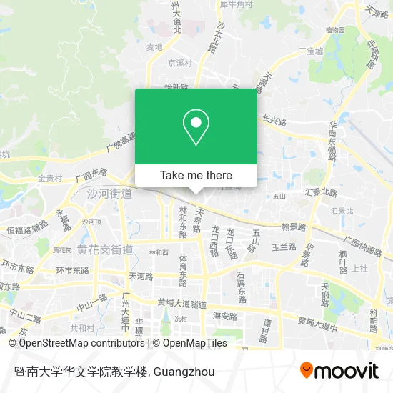 暨南大学华文学院教学楼 map