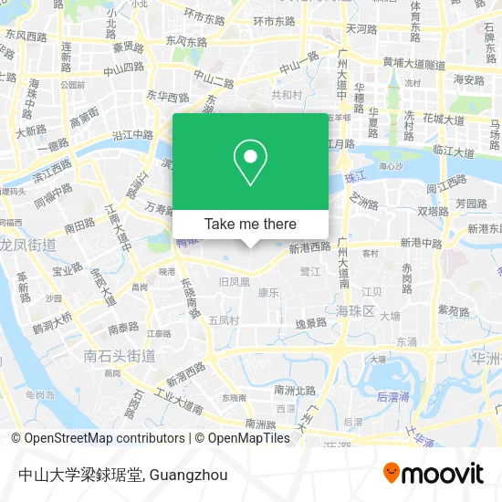 中山大学梁銶琚堂 map