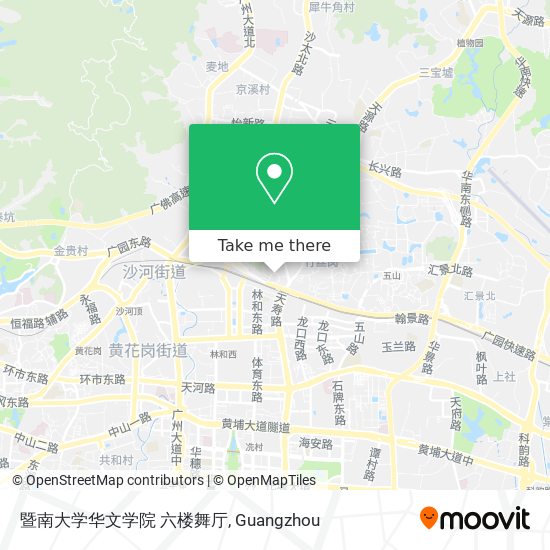 暨南大学华文学院 六楼舞厅 map