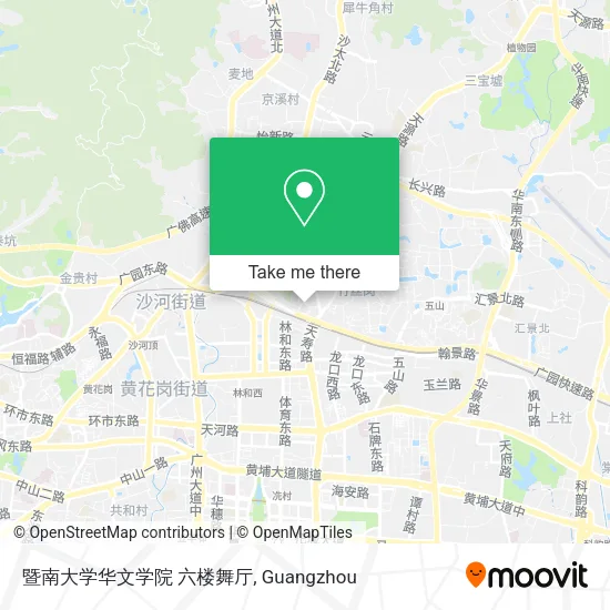 暨南大学华文学院 六楼舞厅 map