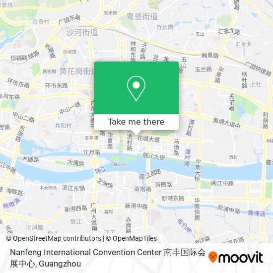 Nanfeng International Convention Center 南丰国际会展中心 map
