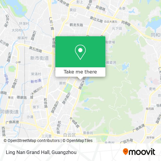 Ling Nan Grand Hall map