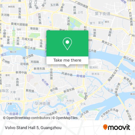 Volvo Stand Hall 5 map