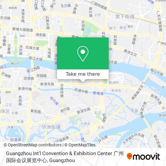 Guangzhou Int'l Convention & Exhibition Center 广州国际会议展览中心 map
