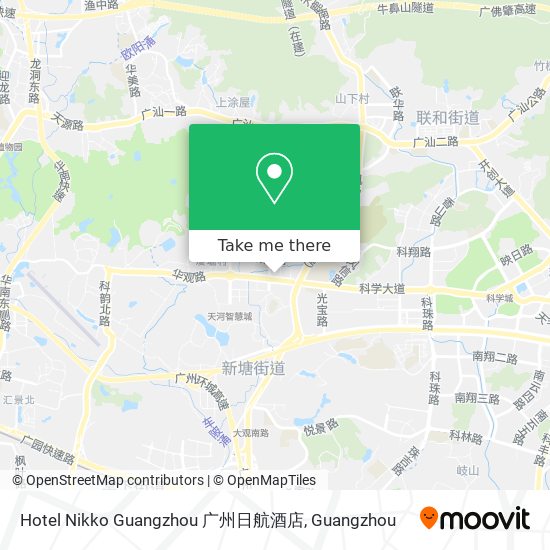 Hotel Nikko Guangzhou 广州日航酒店 map
