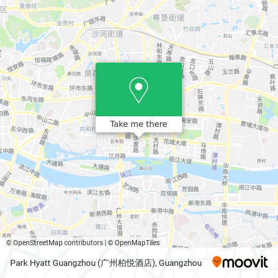 Park Hyatt Guangzhou (广州柏悦酒店) map