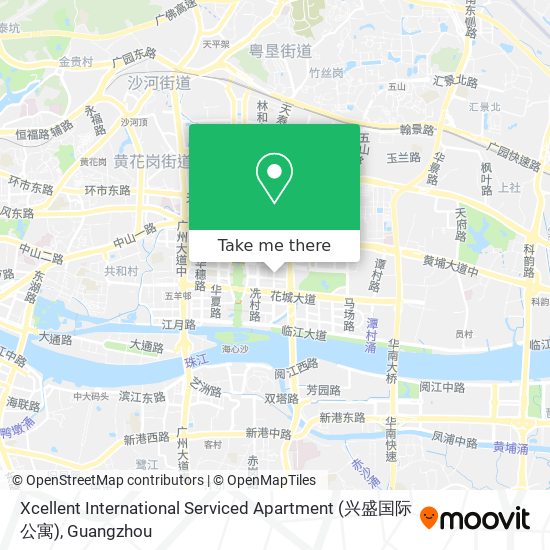 Xcellent International Serviced Apartment (兴盛国际公寓) map