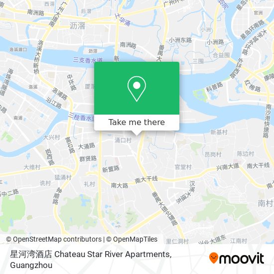 星河湾酒店 Chateau Star River Apartments map