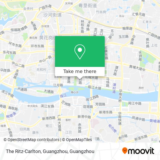 The Ritz-Carlton, Guangzhou map