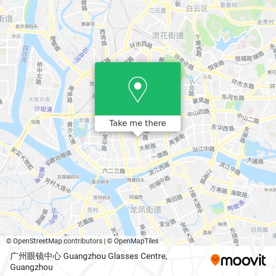 广州眼镜中心 Guangzhou Glasses Centre map