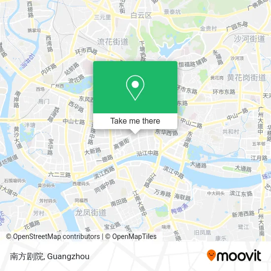 南方剧院 map