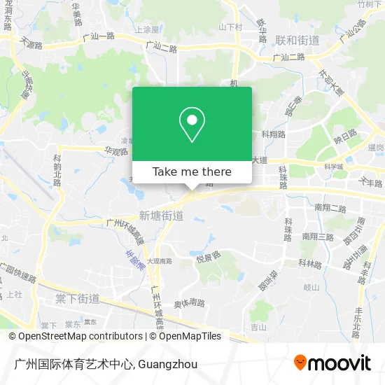 广州国际体育艺术中心 map
