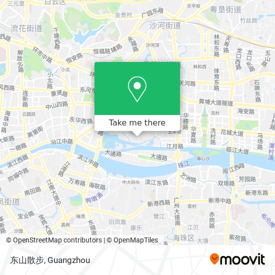 东山散步 map