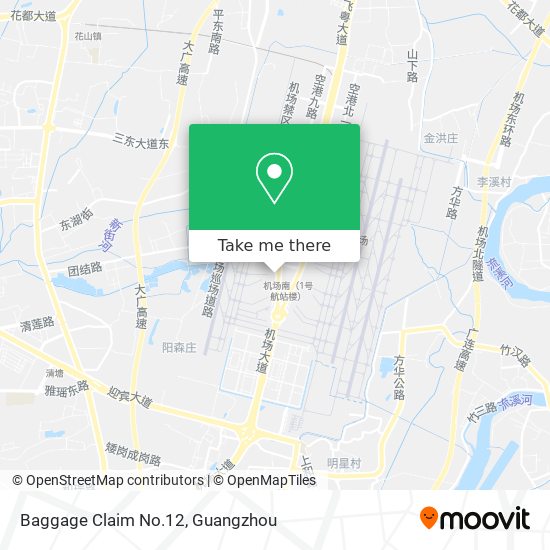 Baggage Claim No.12 map