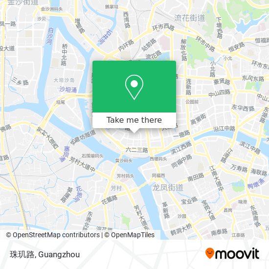 珠玑路 map