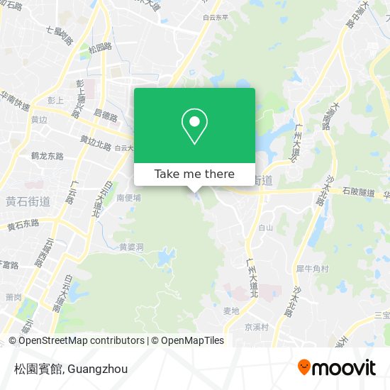 松園賓館 map