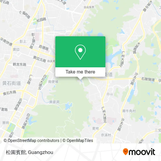 松園賓館 map