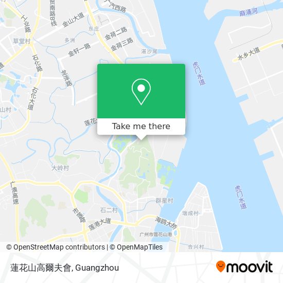 蓮花山高爾夫會 map