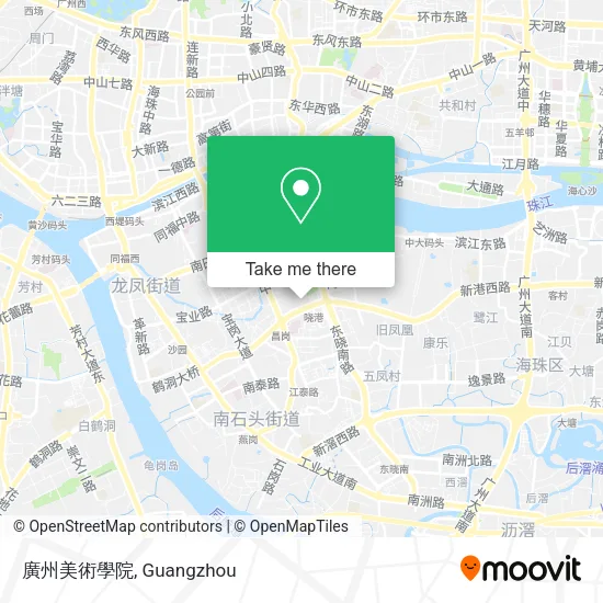 廣州美術學院 map