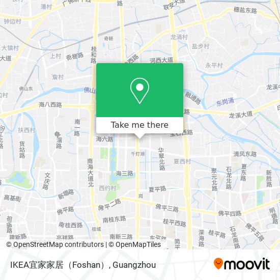 IKEA宜家家居（Foshan） map