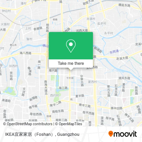 IKEA宜家家居（Foshan） map