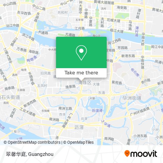 翠馨华庭 map