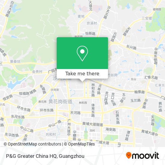 P&G Greater China HQ map