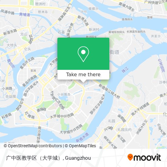 广中医教学区（大学城） map