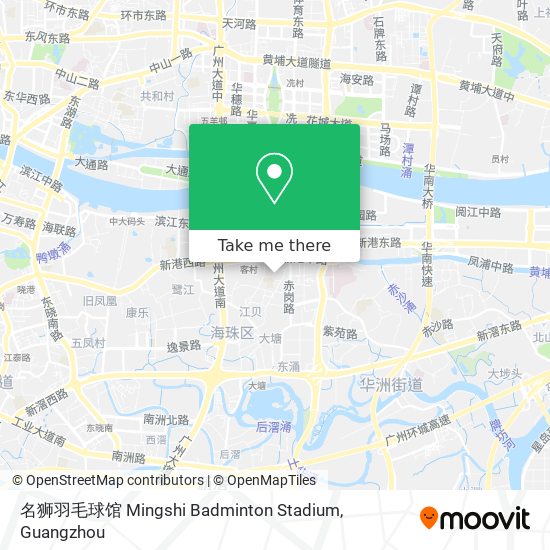 名狮羽毛球馆 Mingshi Badminton Stadium map