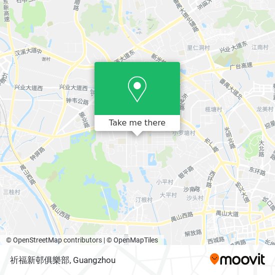 祈福新邨俱樂部 map