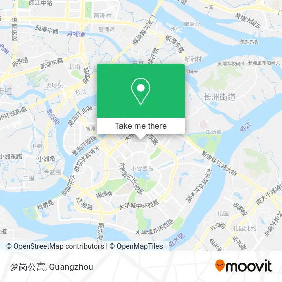 梦岗公寓 map