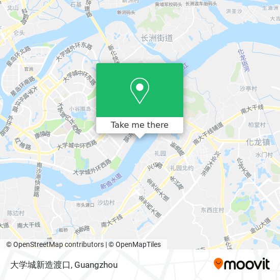 大学城新造渡口 map