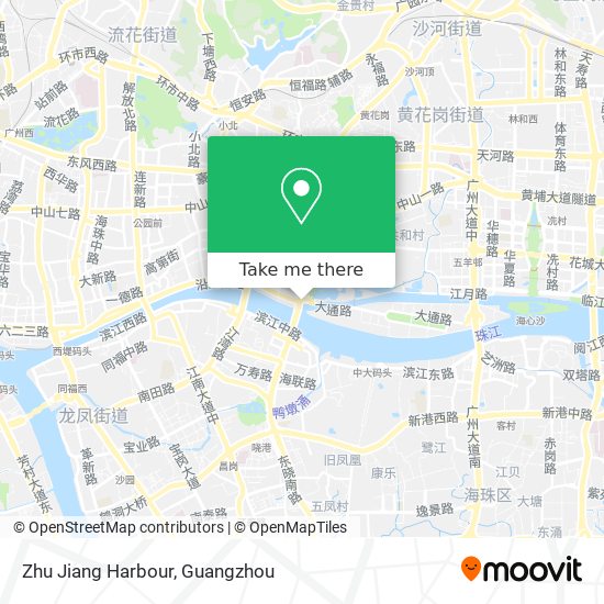 Zhu Jiang Harbour map