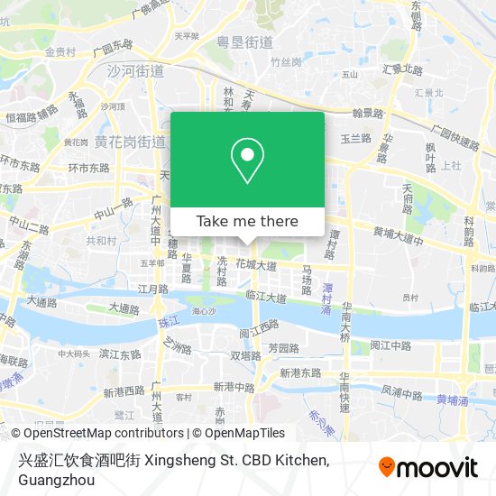 兴盛汇饮食酒吧街 Xingsheng St. CBD Kitchen map