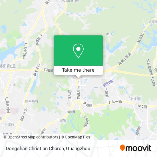 Dongshan Christian Church map