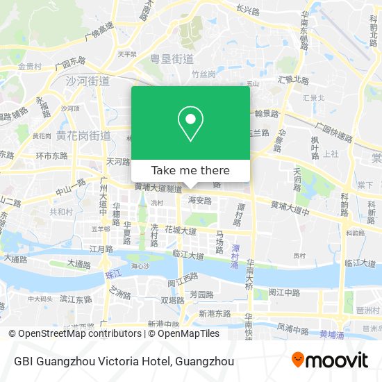 GBI Guangzhou Victoria Hotel map