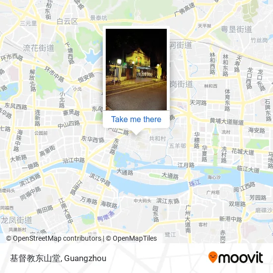 基督教东山堂 map