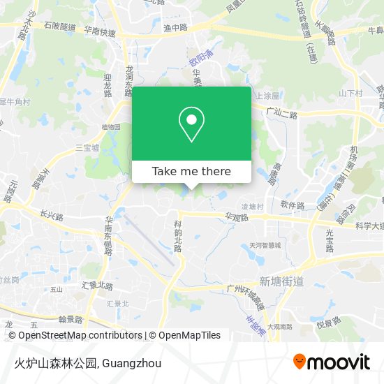 火炉山森林公园 map
