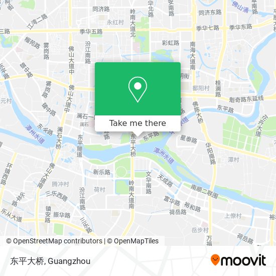 东平大桥 map